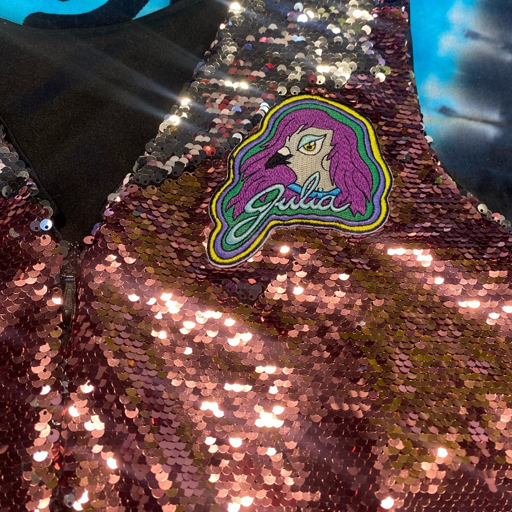 Sequin vest